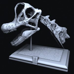 Giraffatitan Skeleton STL file – 3D printable dinosaur model view 3 by Nova Studios