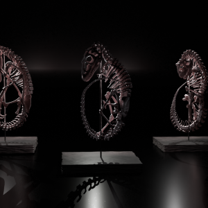 Stillborn Titans – Predator Baby Dinosaur Skeleton STL file – 3D printable dinosaur model view 2 by Nova Studios